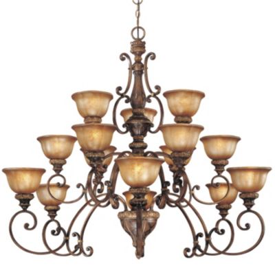 Illuminati 3-Tier Chandelier by Minka-Lavery - Starlight Lighting USA and Canada